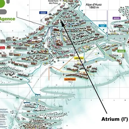 Apartment Pour 4 A D'huez - Balcon Sud, Proche Pistes Et Centre, Tv, Parking Inclus - Fr-1-405-108 Alpe d'Huez